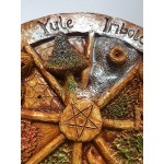Incense Holder Wheel Of The Year Altar Plate